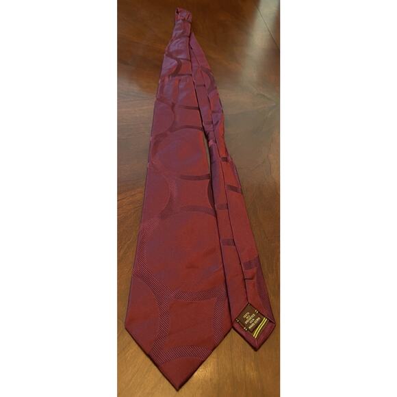 Bcbg Attitude Burgundy Hand Made 100% Imported Silk Made In China - Picture 3 of 9